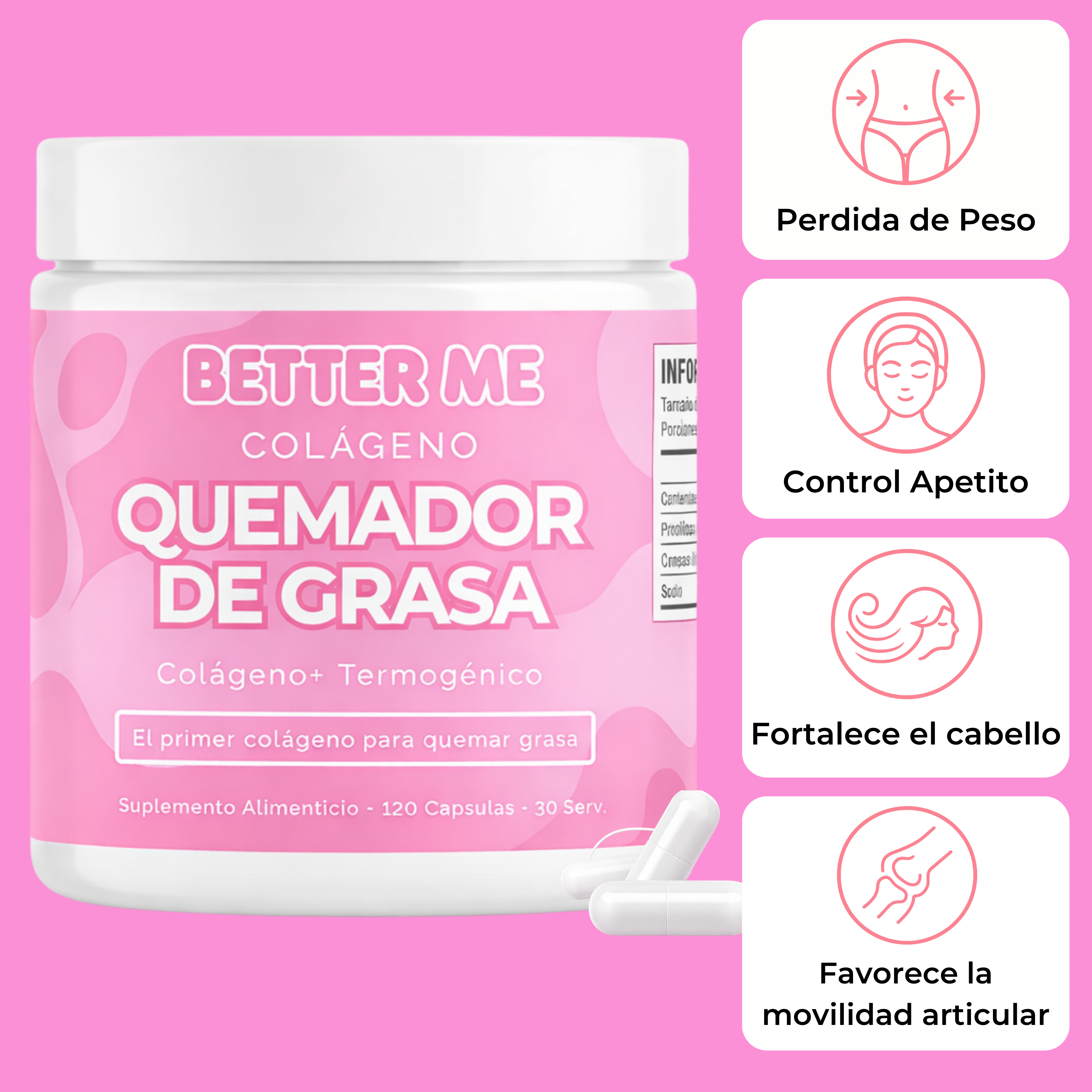 Colágeno Quemador de Grasa en Cápsulas